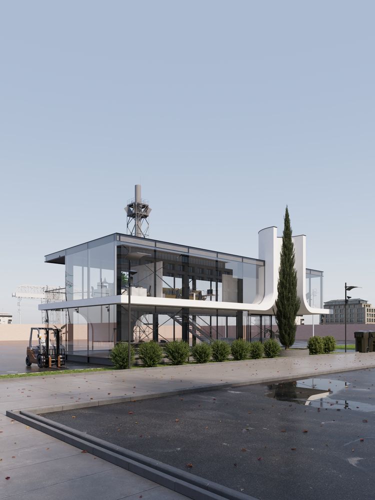 picture no. 9 of Arka Headquarters Building project, designed by Mohammad Reza Kohzadi