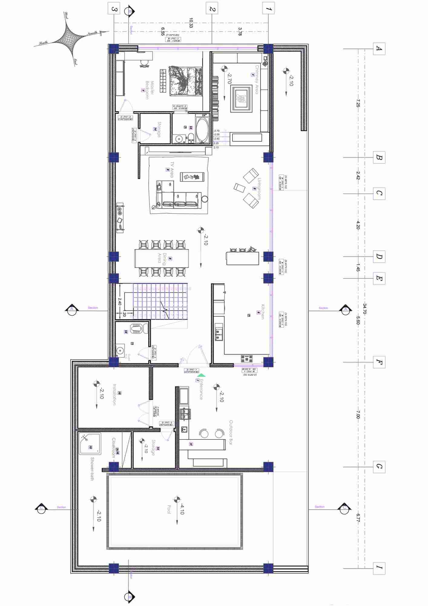 picture no. 24 of Horizontal Villa project, designed by Mohammad Reza Kohzadi