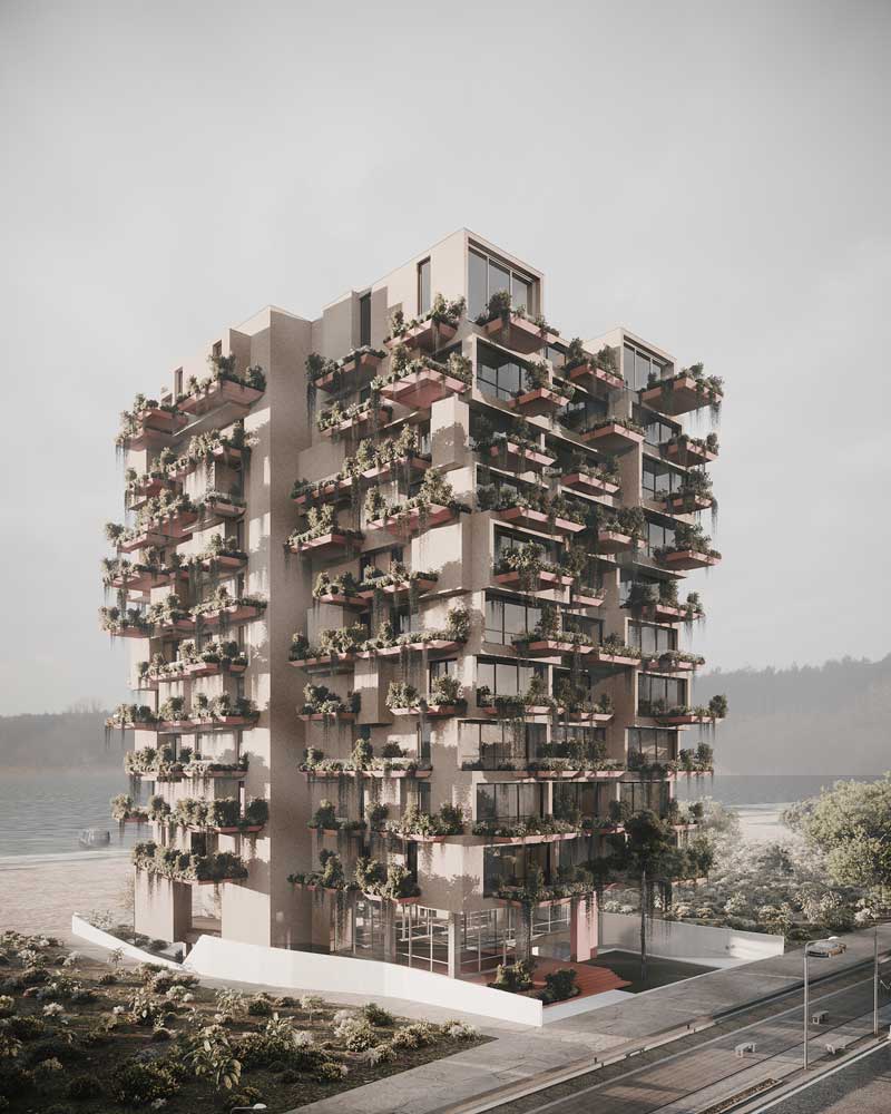 picture no. 12 of Hyrcanian Tower project, designed by Mohammad Reza Kohzadi