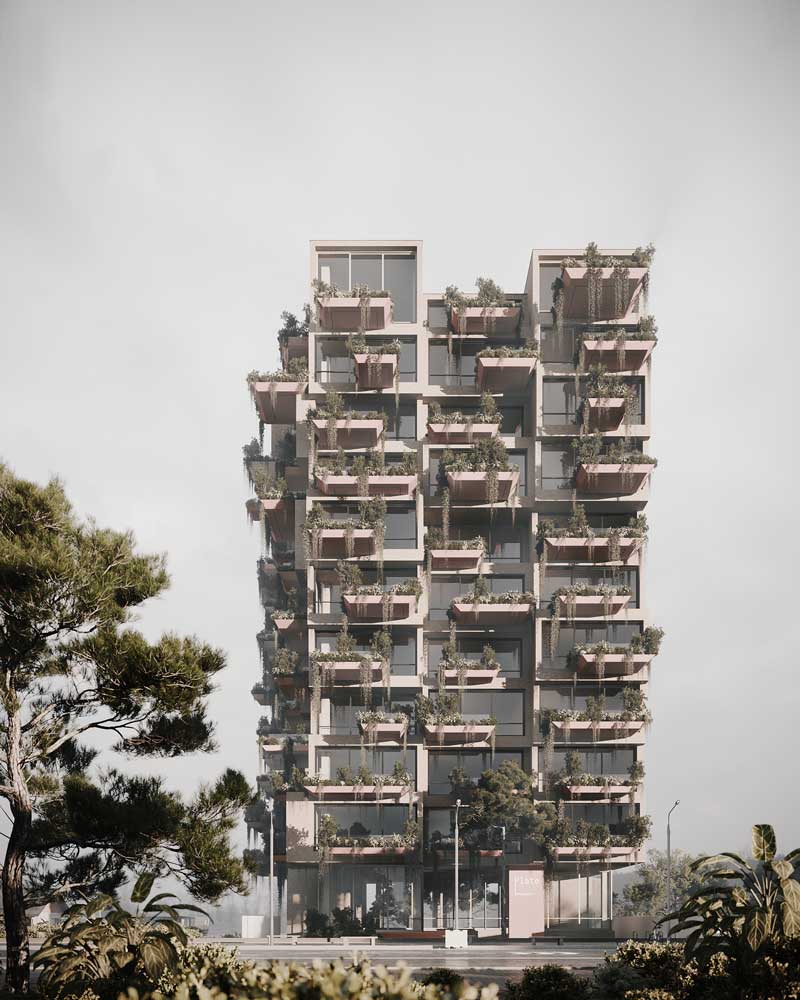 picture no. 15 of Hyrcanian Tower project, designed by Mohammad Reza Kohzadi