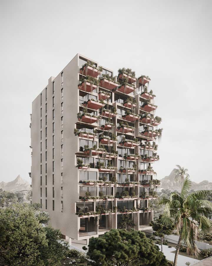 picture no. 16 of Hyrcanian Tower project, designed by Mohammad Reza Kohzadi