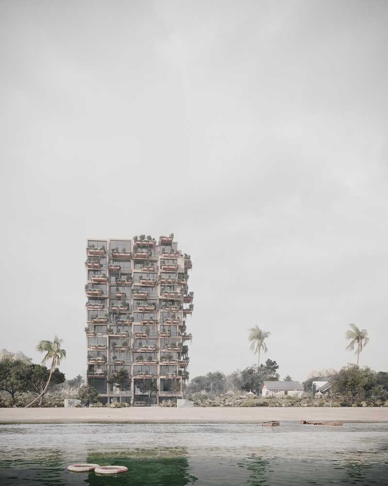 picture no. 18 of Hyrcanian Tower project, designed by Mohammad Reza Kohzadi