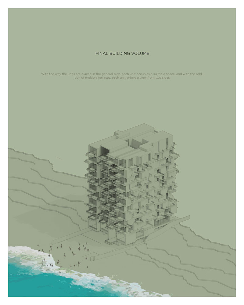 picture no. 6 of Hyrcanian Tower project, designed by Mohammad Reza Kohzadi