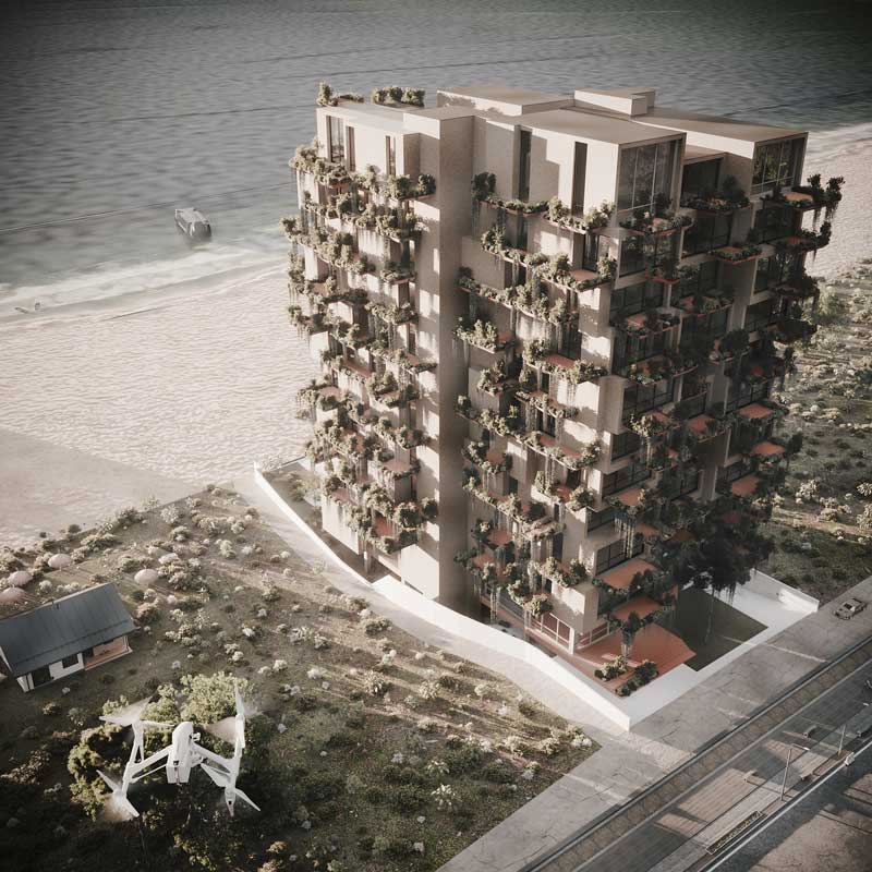 picture no. 8 of Hyrcanian Tower project, designed by Mohammad Reza Kohzadi