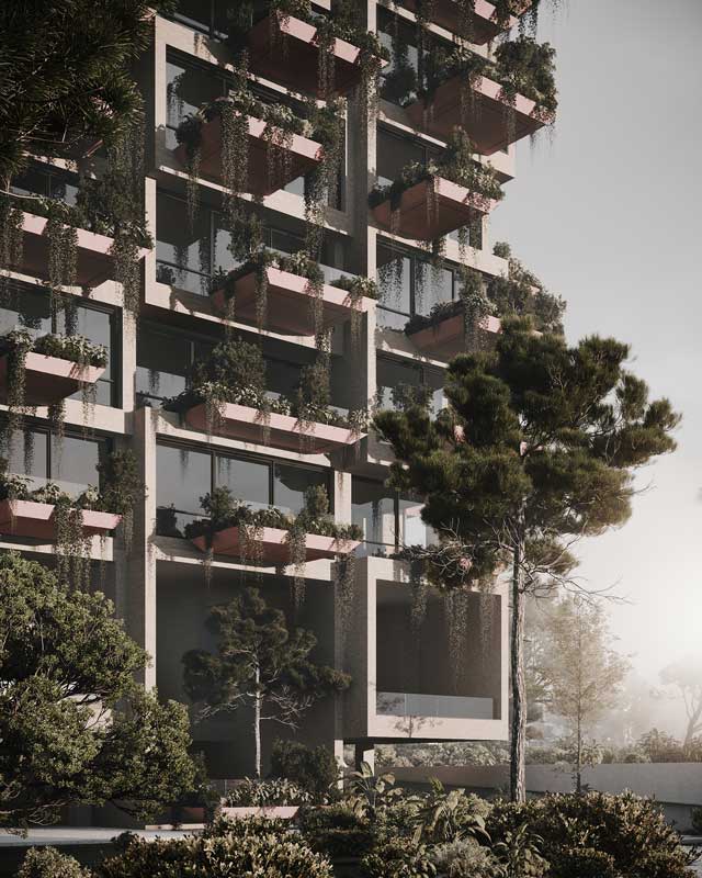 picture no. 10 of Hyrcanian Tower project, designed by Mohammad Reza Kohzadi