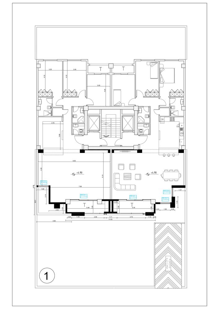 picture no. 36 of Lines Residential Complex project, designed by Mohammad Reza Kohzadi