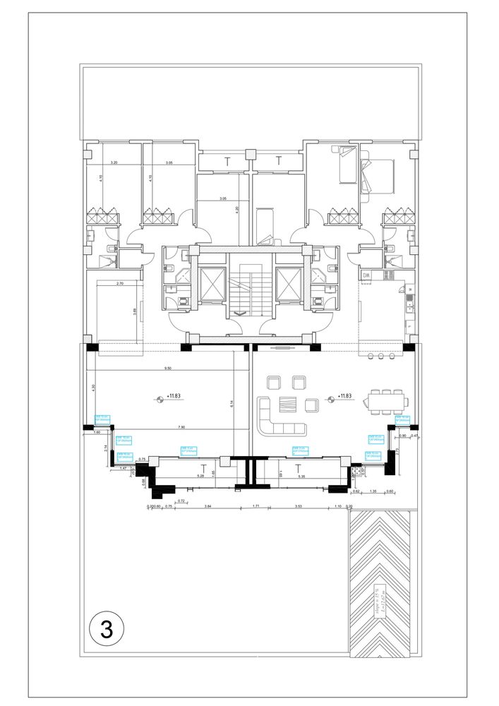picture no. 38 of Lines Residential Complex project, designed by Mohammad Reza Kohzadi
