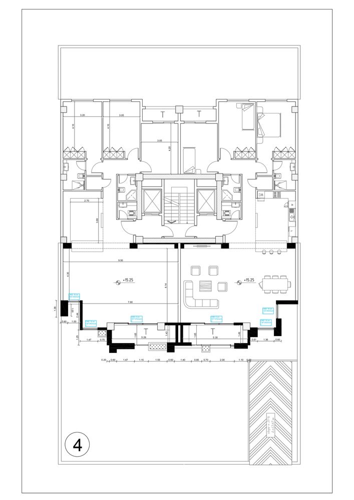 picture no. 39 of Lines Residential Complex project, designed by Mohammad Reza Kohzadi
