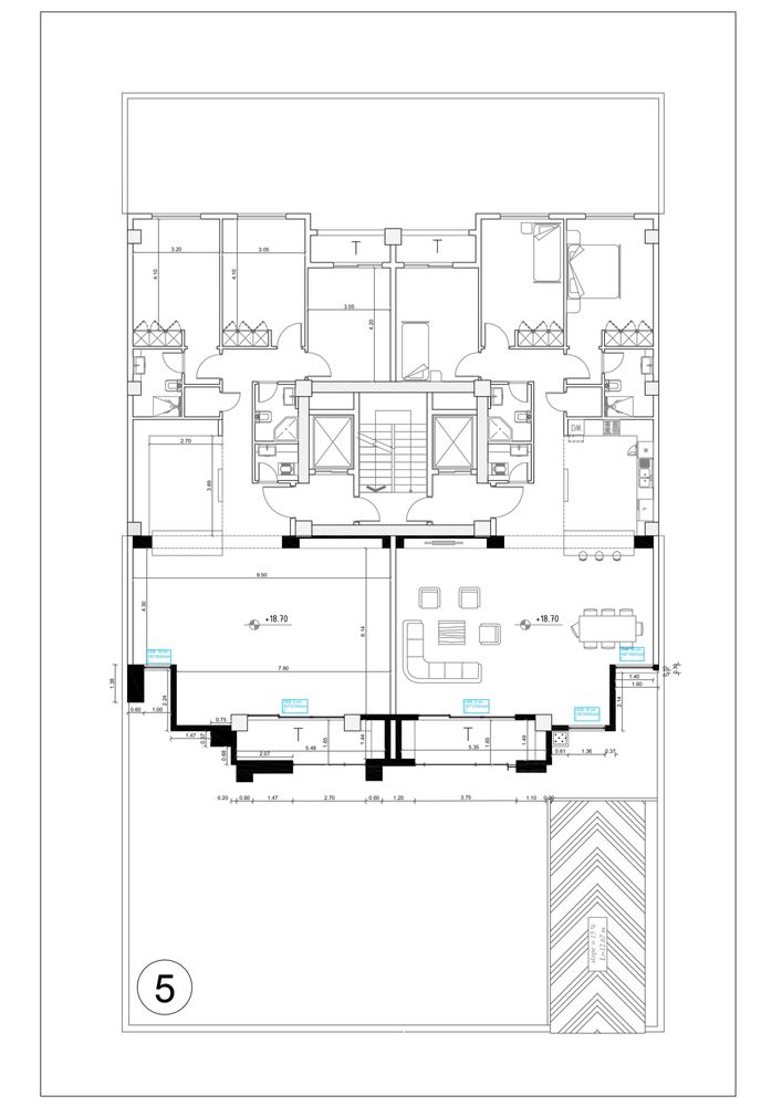 picture no. 40 of Lines Residential Complex project, designed by Mohammad Reza Kohzadi