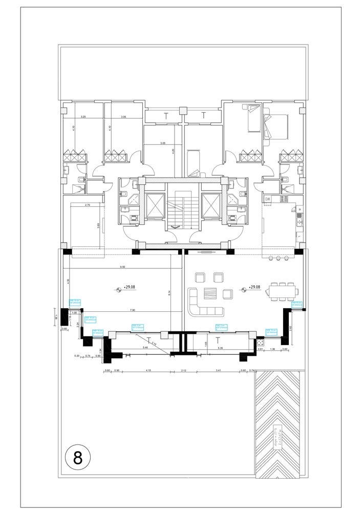 picture no. 42 of Lines Residential Complex project, designed by Mohammad Reza Kohzadi