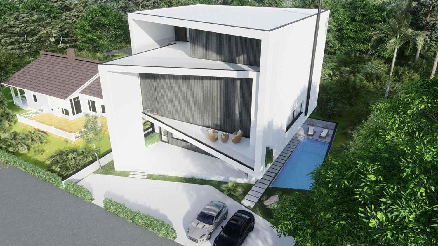 picture no. 14 of Merge Villa project, designed by Mohammad Reza Kohzadi