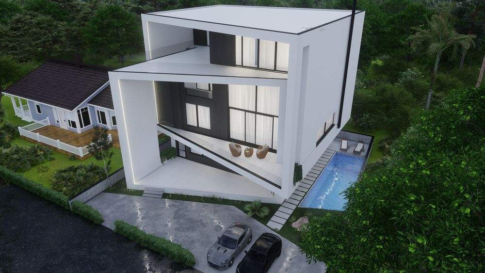 picture no. 15 of Merge Villa project, designed by Mohammad Reza Kohzadi