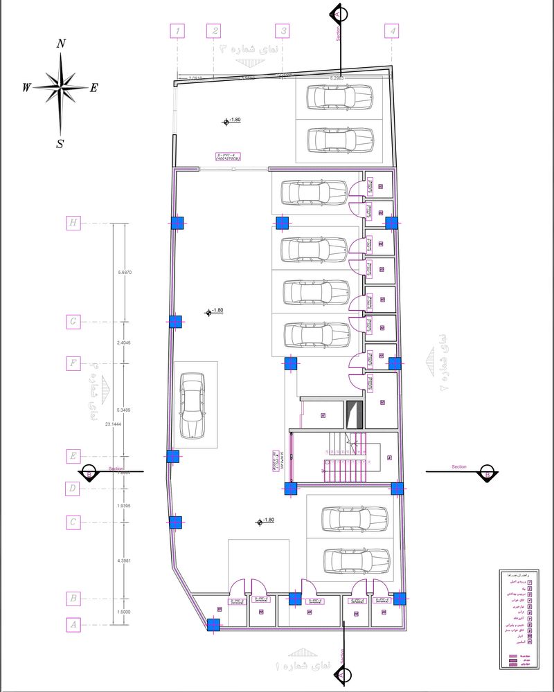 picture no. 20 of Safagol Apartment project, designed by Mohammad Reza Kohzadi