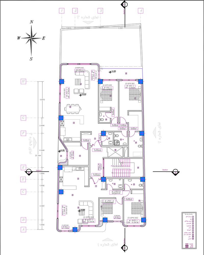 picture no. 22 of Safagol Apartment project, designed by Mohammad Reza Kohzadi