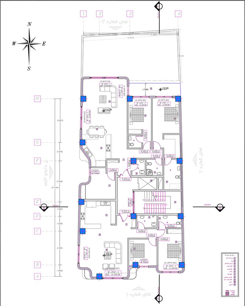 picture no. 24 of Safagol Apartment project, designed by Mohammad Reza Kohzadi