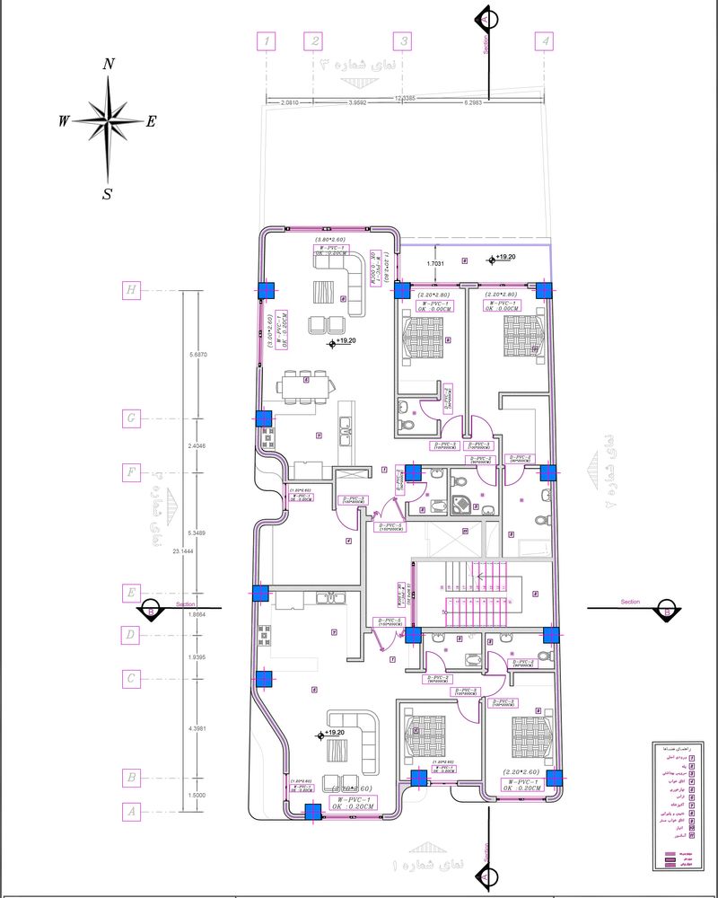 picture no. 25 of Safagol Apartment project, designed by Mohammad Reza Kohzadi
