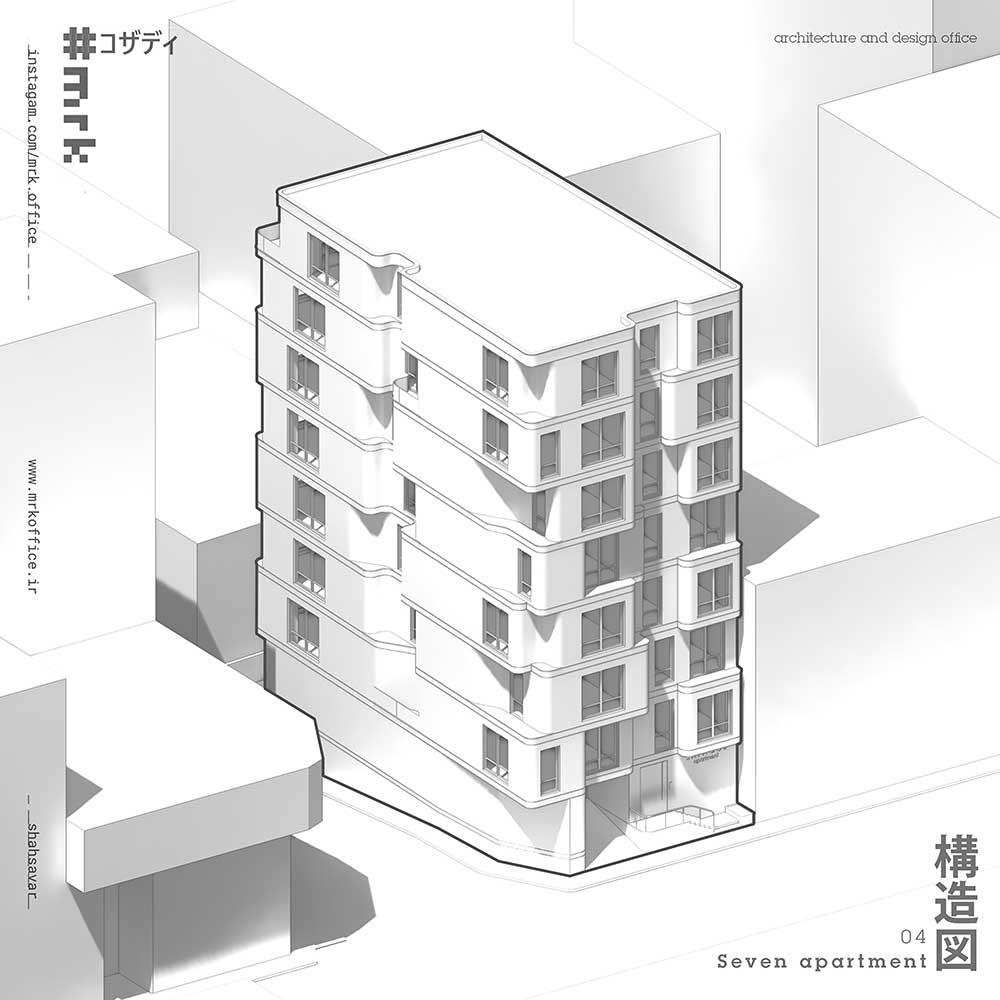 picture no. 8 of Safagol Apartment project, designed by Mohammad Reza Kohzadi