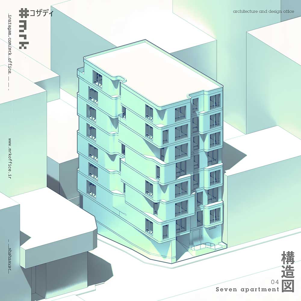 picture no. 9 of Safagol Apartment project, designed by Mohammad Reza Kohzadi