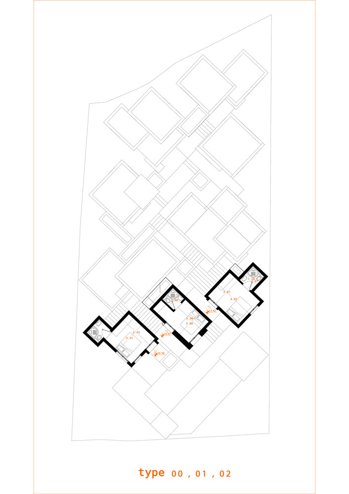 picture no. 15 of Sepidar Residential Complex project, designed by Mohammad Reza Kohzadi