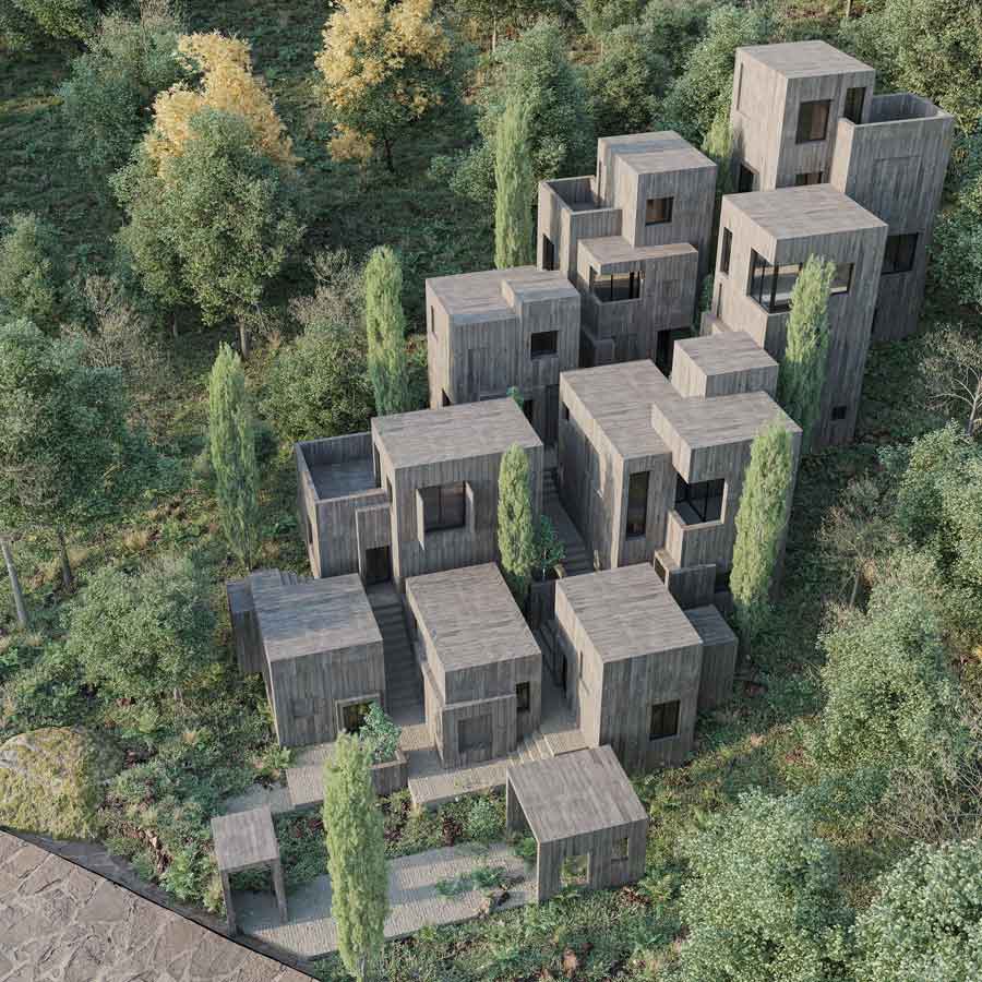 picture no. 8 of Sepidar Residential Complex project, designed by Mohammad Reza Kohzadi