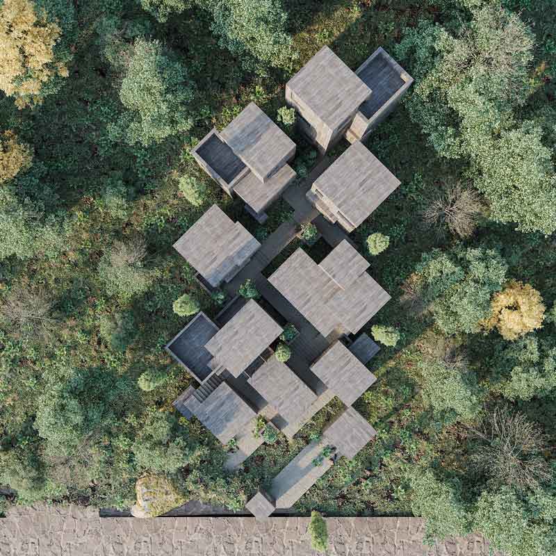 picture no. 9 of Sepidar Residential Complex project, designed by Mohammad Reza Kohzadi