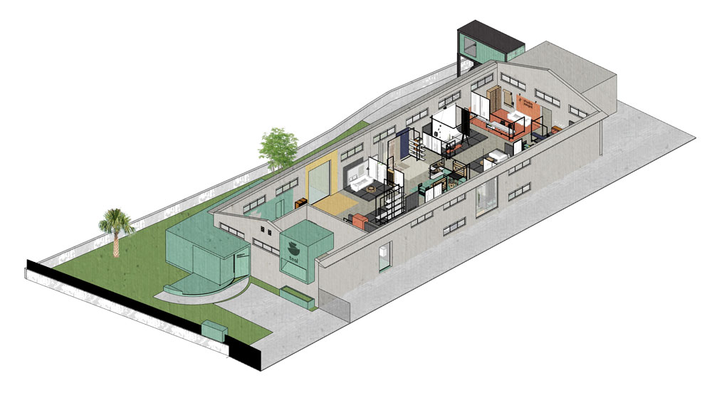 picture no. 5 of Teal Platform project, designed by Mohammad Reza Kohzadi