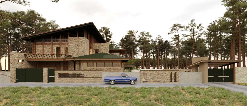 picture no. 11 of Telar House project, designed by Mohammad Reza Kohzadi