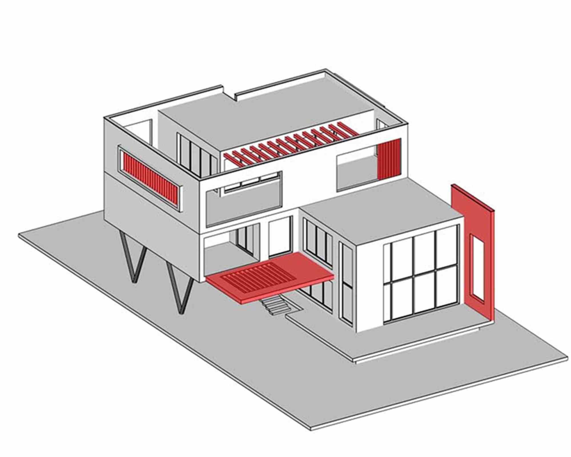picture no. 6 of Tooska Villa project, designed by Mohammad Reza Kohzadi