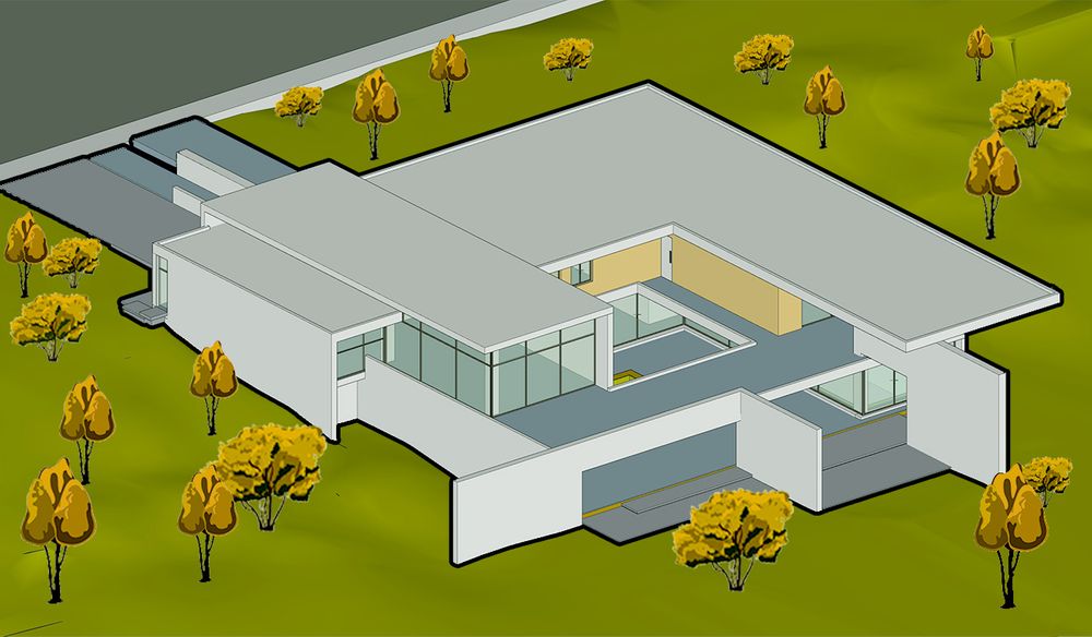 picture no. 12 of Villa on the hill project, designed by Mohammad Reza Kohzadi