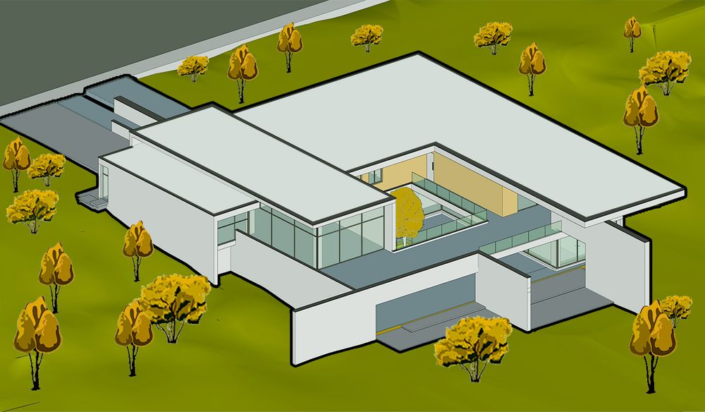 picture no. 13 of Villa on the hill project, designed by Mohammad Reza Kohzadi