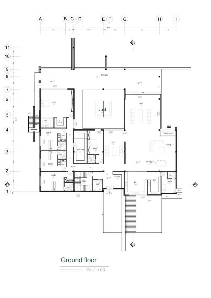 picture no. 26 of Villa on the hill project, designed by Mohammad Reza Kohzadi