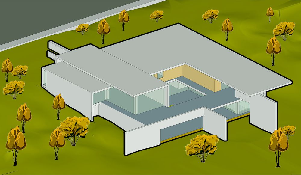 picture no. 10 of Villa on the hill project, designed by Mohammad Reza Kohzadi